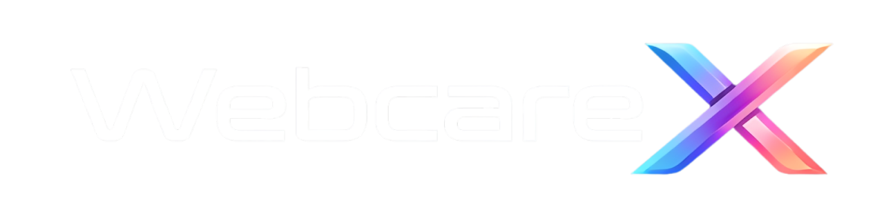 WebcareX Logo - Professionele Webshop Ontwikkeling